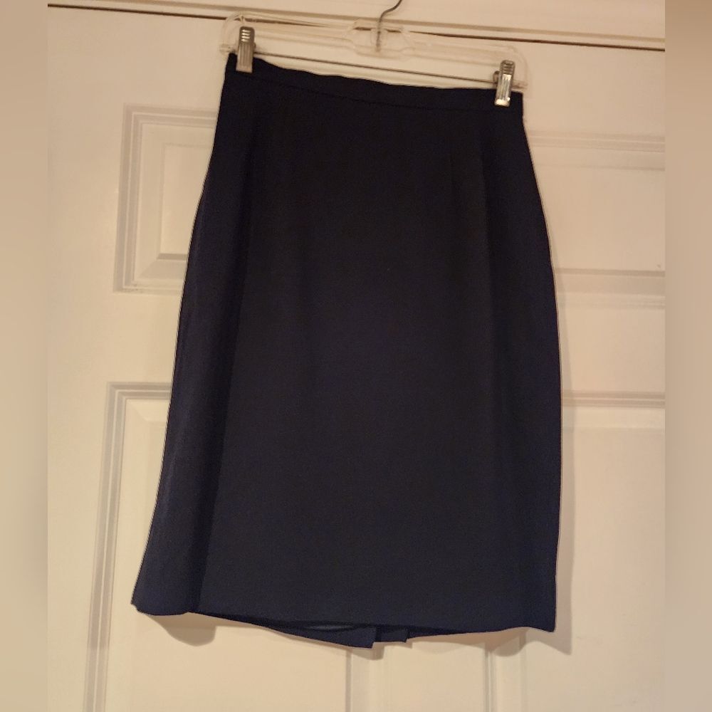 Black lined dress skirt Size 8P